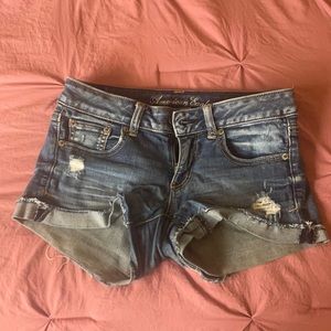 American eagle jean shorts